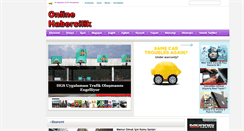 Desktop Screenshot of onlinehabercilik.com