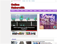 Tablet Screenshot of onlinehabercilik.com